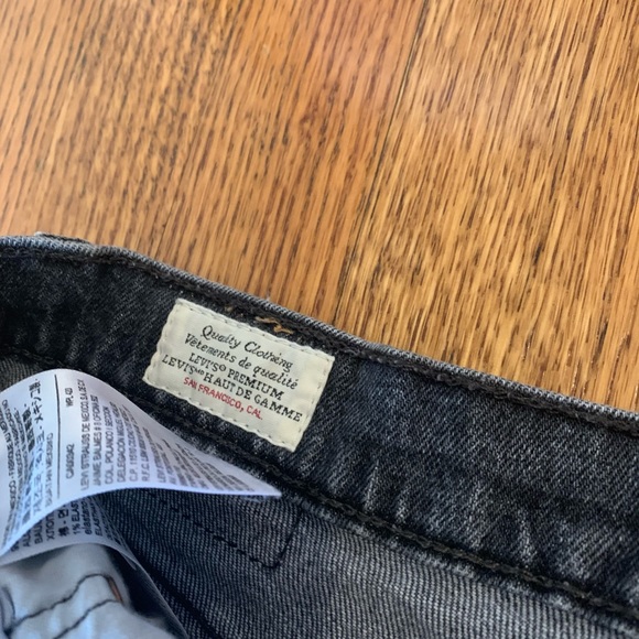 Levi dark grey jeans 501 skinny - Picture 4 of 5